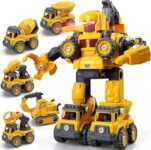 Carrinho Robô 5 Em 1 Monta Desmonta Construbots-Amazon