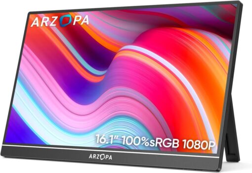 Monitor portátil Arzopa Z1C 16.1" 1080P-Amazon