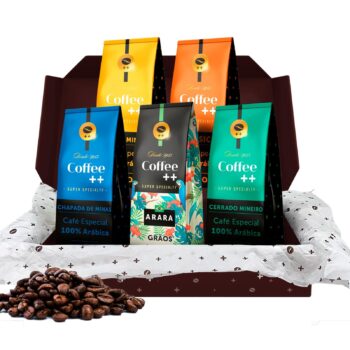 Kit 5 Pacotes Café Especial Em Grãos Coffee Mais - 5 x 250g-Amazon