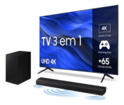 Smart Tv Samsung 58 Uhd 4k 2023 + Soundbar Hw-b550-Mercado Livre
