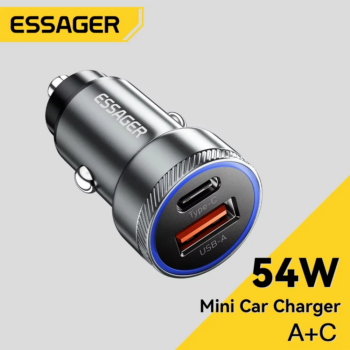 Essager Carregador de Carro 54W-Aliexpress