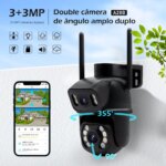 Câmera de Segurança Wifi Externa Lente Dupla 3mp + 3mp-Aliexpress