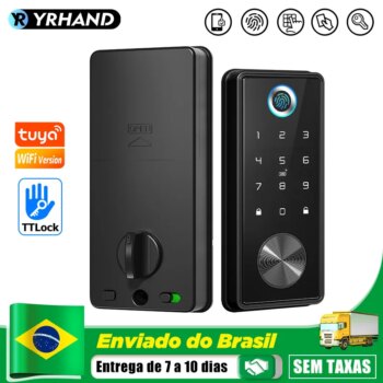 YRHAND Fechadura Digital Inteligente Biometria WiFi-Aliexpress
