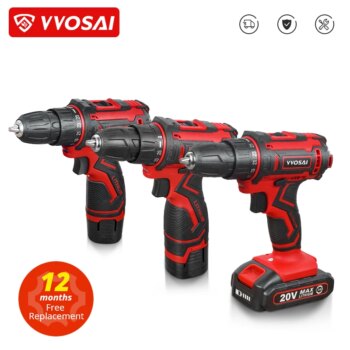 Vvosai Furadeira Sem Fio 20V-Aliexpress