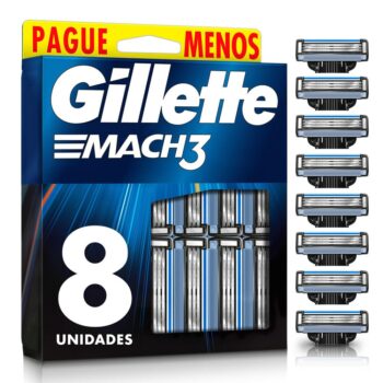 Gillette Mach3 8 Unidades-Amazon