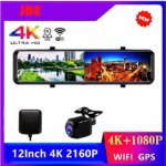 Câmera Veicular 4K 12” com Dupla Lente e Resolução Ultra HD 3840x2160p-Aliexpress