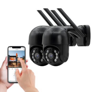 Câmera de Segurança Wi-Fi Icsee com Monitoramento Externo-Aliexpress