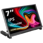 Monitor portátil  IPS LCD 1024x600 Monitor-Aliexpress