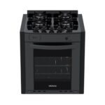 Fogao de Embutir 4 Bocas Venax Gaudi Prisma Vitreo Bl Grafite Gas Glp-Amazon