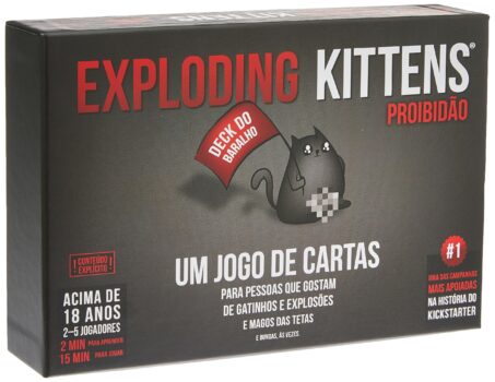 Galápagos Exploding Kittens: Proibidão Jogo de Cartas-Amazon
