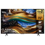 TCL LED SMART TV 75” P755 4K UHD GOOGLE TV-Amazon