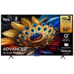 TCL QLED TV 55” C655 4K UHD Google TV Dolby Vision Atmos-Amazon