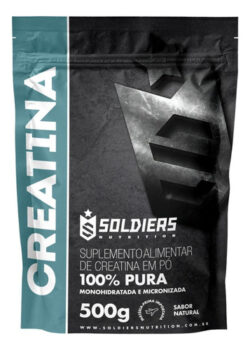 Creatina Monohidratada 500g Soldiers Nutrition-Mercado Livre