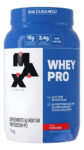 Whey Pro Concentrado Pote 1kg - Max Titanium Sabor Morango-Mercado Livre