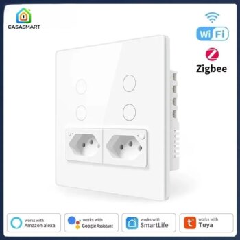 1005008230499221-Interruptor Inteligente 4x4 Wi-fi 4 Botões Touch 2 Tomada