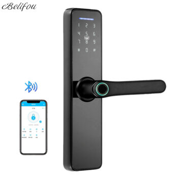 18299589643-Fechadura Inteligente com Impressão Digital Wifi Coibeu Tuya