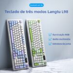 18498031333-Langtu L98 Teclado Tri-modo Bluetooth