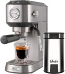 B0CMSTFGFM-Oster Cafeteira Espresso Compacta   Moedor 127V