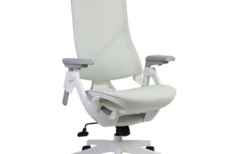 DR-CH-ADR4DWF-Dr. Office Adapt Ajustável Mesh 3D Reclinável Branco