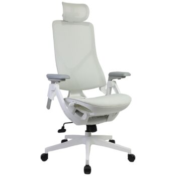 DR-CH-ADR4DWF-Dr. Office Adapt Ajustável Mesh 3D Reclinável Branco