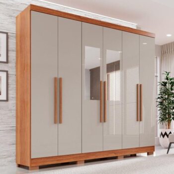 ek63jc72ef-Guarda-roupa Casal com Espelho 6 Portas 2 Gavetas