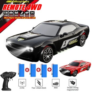 1005007253156240-Carrinho RC 4WD Off-Road RTR (Kit com 2 Unidades)