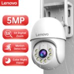 1005007573550640-Lenovo Câmera IP PTZ 5MP Wi-Fi Visão Noturna Colorida