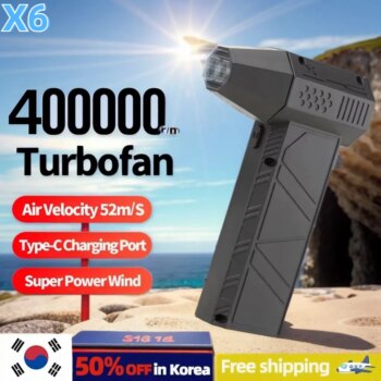 1005007701778810-Ventilador Turbo e Aspirador Portátil Ultra Potente  300000 Rpm