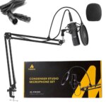 1005007770330026-Maono AU-PM320S Microfone Condensador Profissional XLR