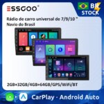 1005007928559300-Central Multimídia Essgoo Android 13 com CarPlay e Tela Touch