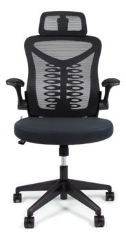 MLB23764741-Cadeira Escritório Ergonômica Mesh Ajuste Lombar Gogo Go200