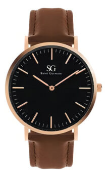 MLB28260173-Relógio Minimalista Saint Germain Rosé Gold