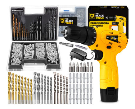 MLB38429032-Parafusadeira Furadeira The Black Tools TB12A 3/8 127/220V