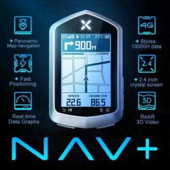 1005006305755807-Xoss Nav+ Computador de Bicicleta GPS Navegação