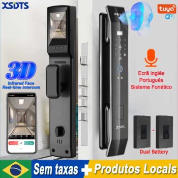 1005006472770915-Xsdts Fechadura Inteligente WiFi Facial 3D