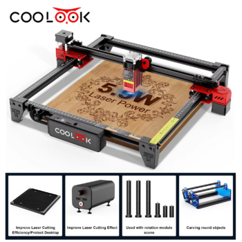 1005007800350416-Coolook CK1-55 Gravador Laser 5.5W Wi-Fi