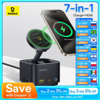 1005007860347055-Baseus Carregador Magnetico Sem Fio Qi2 15W