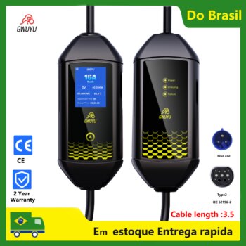 1005008494247347-Gwuyu 16A Carregador Portátil Tipo 2 CEE Plug