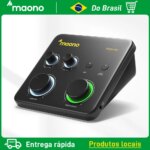 1005008713295207-Maono Ps22 Interface de Áudio USB 24 Bits/192Khz