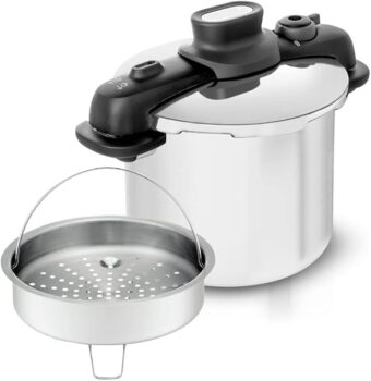 B0B4M178QJ-Panela de Pressão Inox 7L com Cesto a Vapor