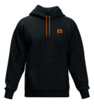 MLB1536601373-Moletom Capuz Liso Cordão Laranja Canguru