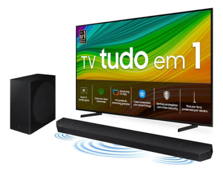 MLB3695240813-Samsung QLED 50" 4K Soundbar HW-B550/ZD