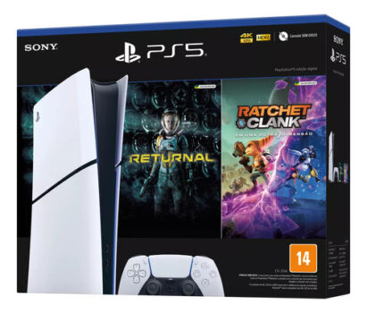 MLB37494438-Sony PlayStation 5 Digital Slim 1TB DualSense Returnal Ratchet & Clank