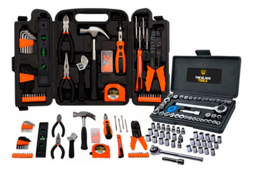 MLB37831801-The Black Tools Kit Ferramentas Soquetes Chaves