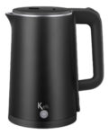 MLB4325969482-Chaleira Jarra Elétrica Modern Inox Preta 220v E 110v 1.5l