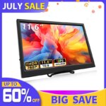 1005005979997625-Monitor Portátil 11.6” Full HD com HDMI Raspberry Pi