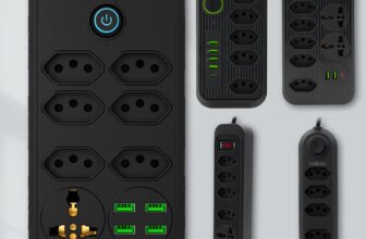 1005007481166643-Filtro de Linha Coibeiu com Tomadas e Portas USB 10A