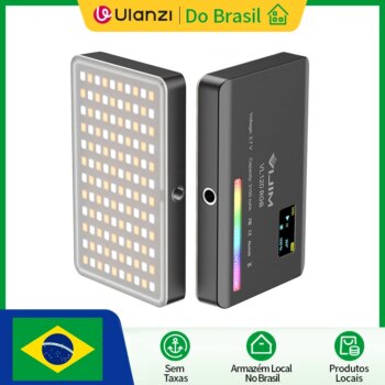 1005007906856903-Ulanzi VL120 RGB Luz de Vídeo com Difusor