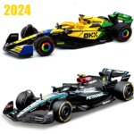 1005008273324502-Bburago 1:43 Mercedes W15  2 Unidades