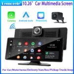 1005008799023762-Tela Multimídia Portátil CarPlay/Android Auto Sem Fio